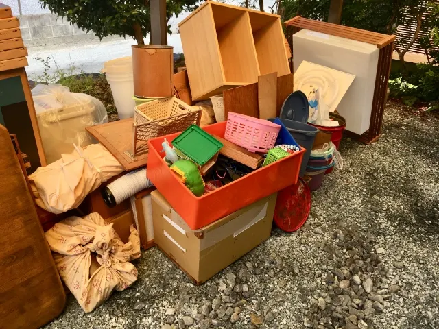 庭の不用品ごと処分